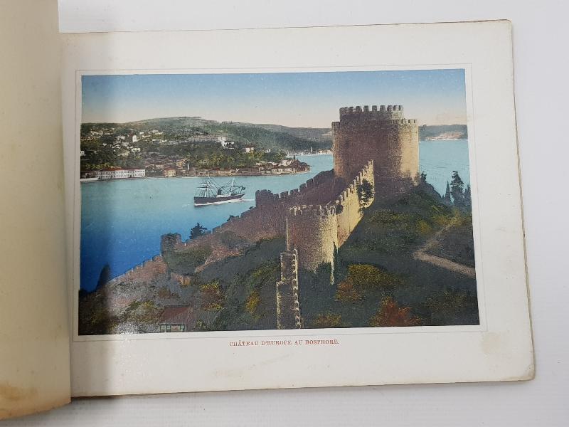 SOUVENIR DE CONSTANTINOPLE İSTANBUL YADİGARI BÜYÜK BOY KARTPOSTAL