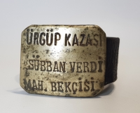 ÜRGÜP KAZASI SÜBBAN VERDİ MAHALLESİ BEKÇİSİ KEMERİ