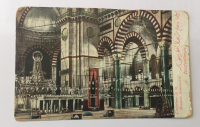 SÜLEYMANİYE CAMİİNİN İÇİNİN GÖRSELİ OLAN KARTPOSTAL