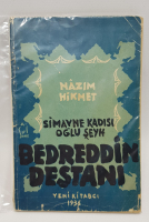 1936 NAZIM HİKMET İLK BASKI KİTAP: ŞEYH BEDRETTİN DESTANI