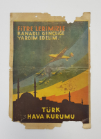 1930'LARDAN TÜRK HAVA KURUMU VE FİTRE ZEKAT KONULU AFİŞ