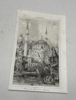 OSMANLI DÖNEMİ TOPHANE GÖRSELLİ GRAVÜR