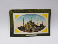 OSMANLI DÖNEMİ GOFRE BASKI SULTAN AHMED CAMİİ KARTPOSTALI