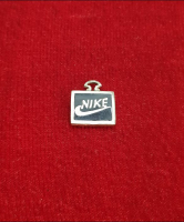 NIKE YAZILI GÜMÜŞ KOLYE UCU