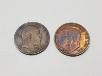 1902 VE 1939 TARİHLİ İNGİLİZ 1 PENNY MADENİ PARALAR