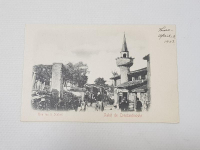 1902 ÜSKÜDAR'DA BİR CADDE KARTPOSTALI