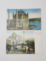 OSMANLI DÖNEMİ CUMA SELAMLIĞI KONULU İKİ ADET KARTPOSTAL