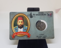 SULTAN ABDÜLHAMİD DÖNEMİ GÜMÜŞ 2 KURUŞ MECİDİYE